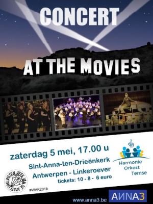 ANNA3 | Zaterdag 5 mei 2018 | Harmonie Orkest Temse - HOT | 20.00 uur | Sint-Anna-ten-Drieënkerk Antwerpen Linkeroever